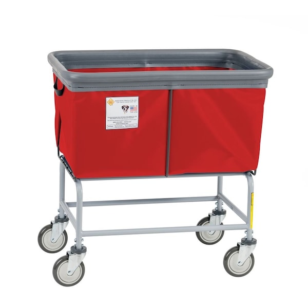 Elevated Basket Truck, Vinyl, Bumper, 4 Bushel, Red
